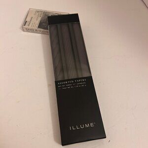 Illume Assorted Tapers – 3-Pack 11" Candles in Blackberry Absinthe (New in Box)